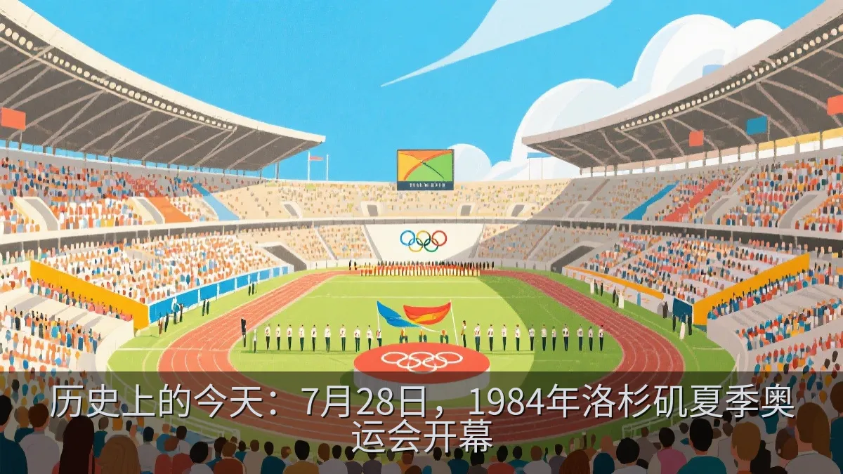 历史上的今天：7月28日，1984年洛杉矶夏季奥运会开幕